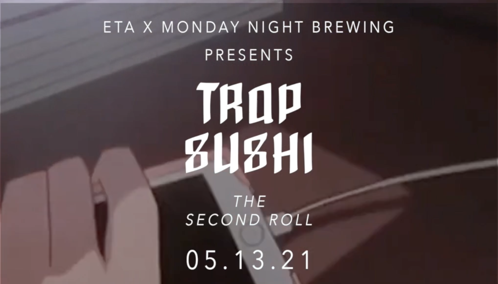 Trap Sushi event flyer